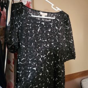 Loft LP black/gray blouse